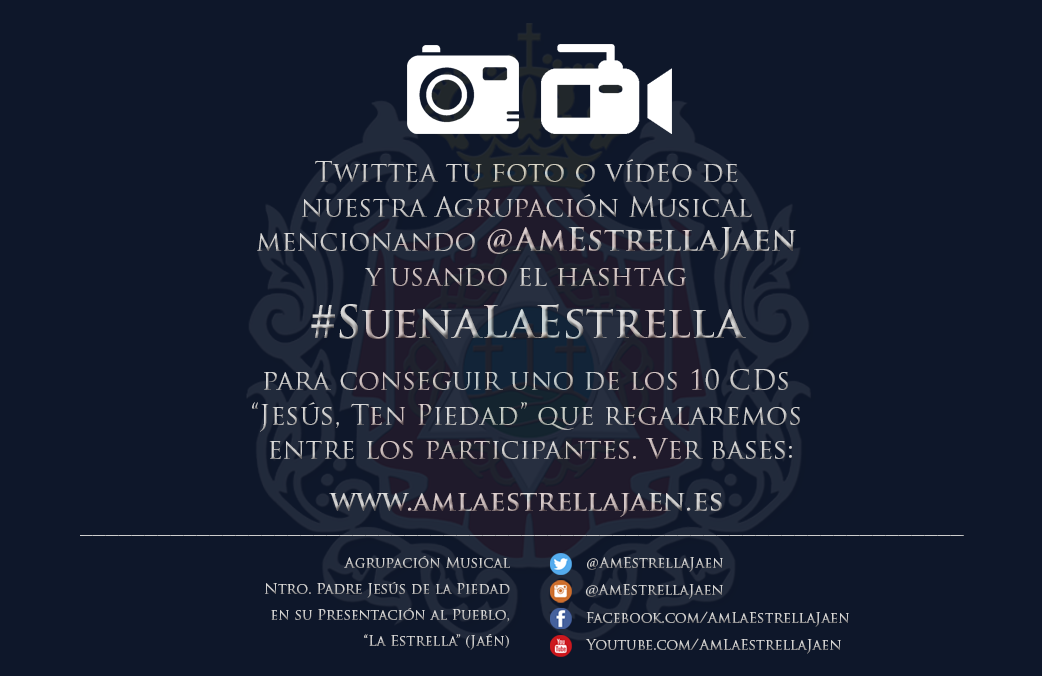 Twittea tu foto o vídeo usando #SuenaLaEstrella y consigue nuestro disco