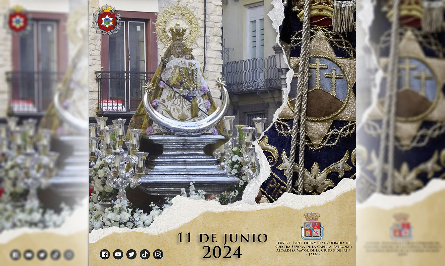 En 2024 volveremos a abrir la Magna Procesión de la Patrona y Alcaldesa Mayor de Jaén, la Virgen de la Capilla