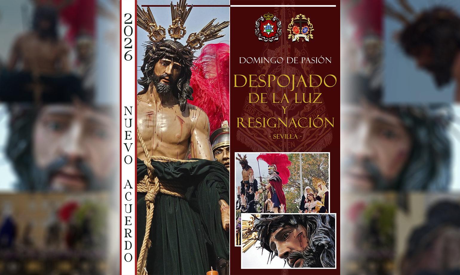 Estaremos en Sevilla tras Ntro. Padre Jesús de la Luz Despojado el próximo Domingo de Pasión
