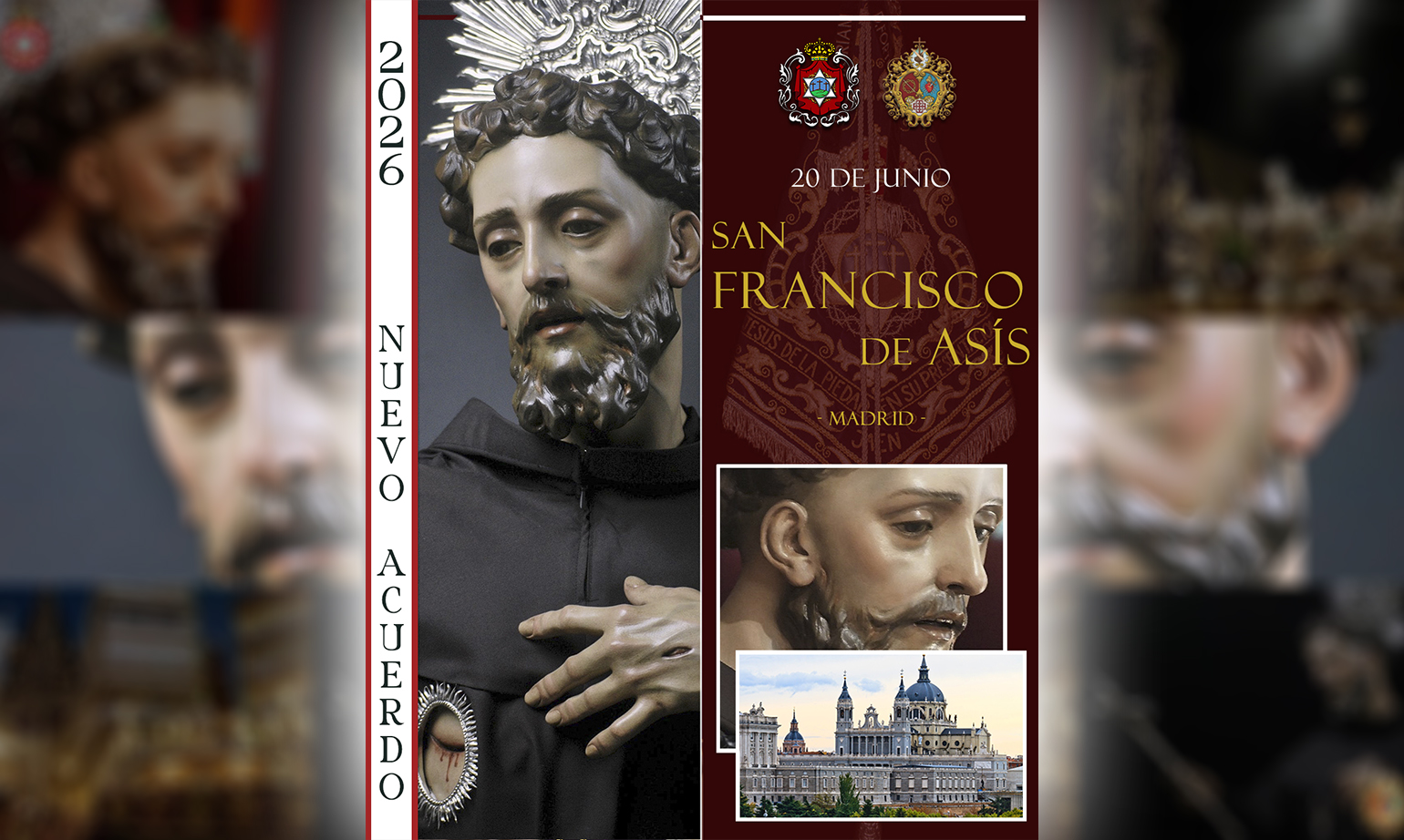 Acompañaremos a San Francisco de Asís en su visita a Madrid